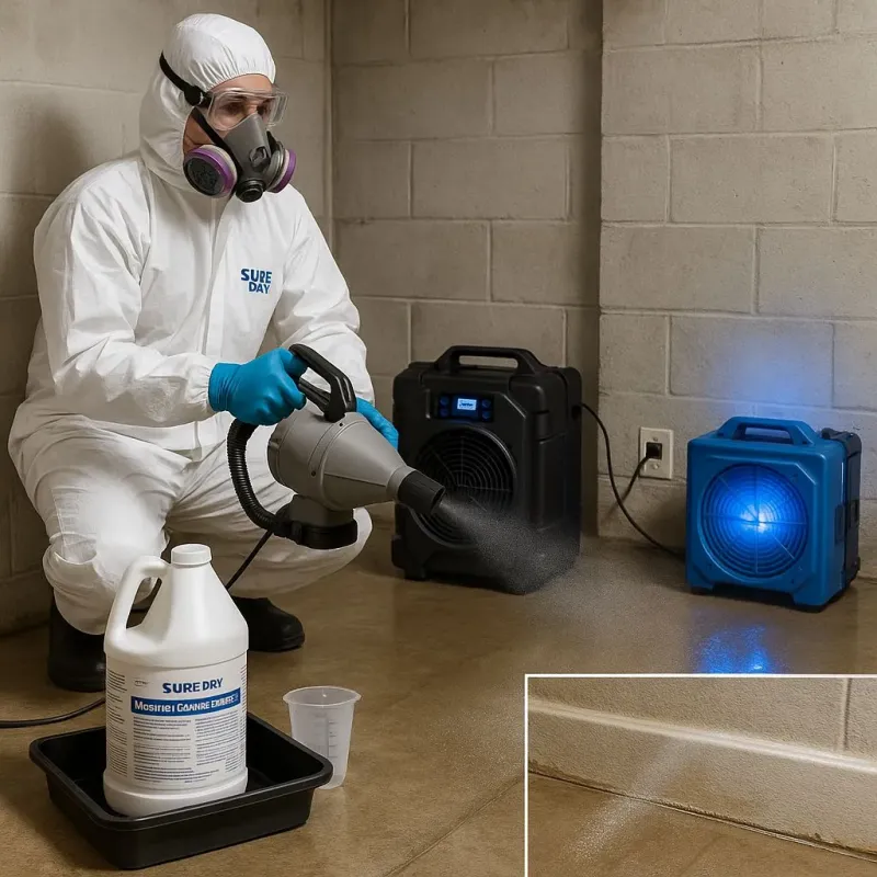 Sanitization and Odor Removal process in Warren Township, NJ