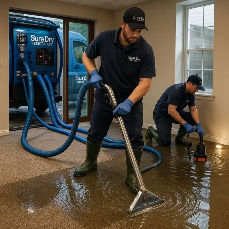 Water Extraction and Removal process in Warren Township, NJ